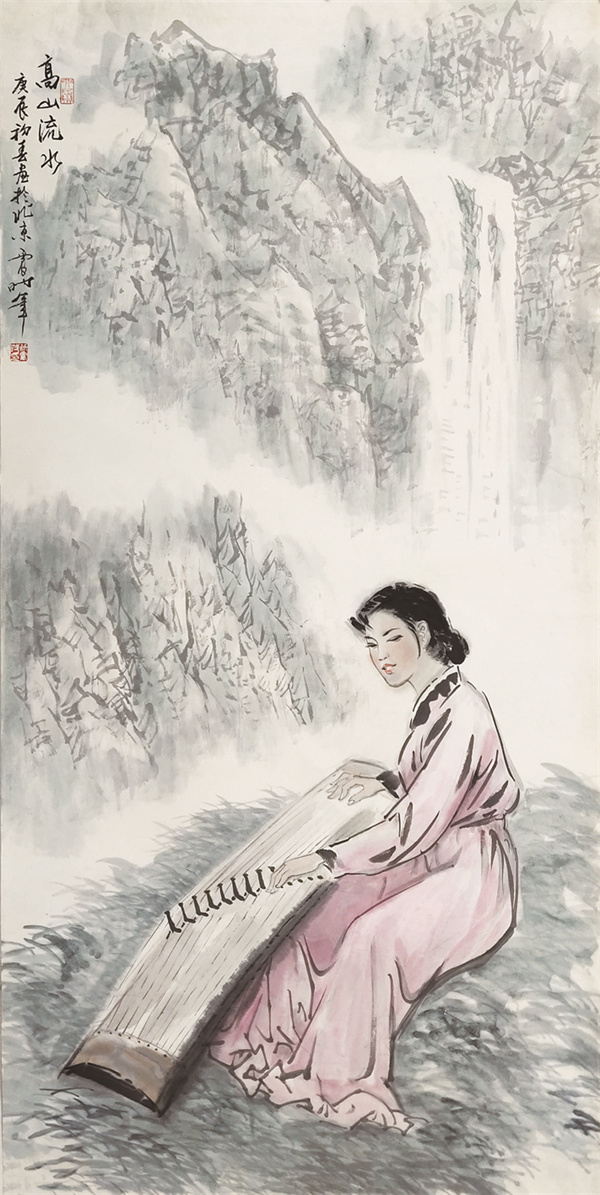 《高山流水》规格：136cmx68cm.JPG