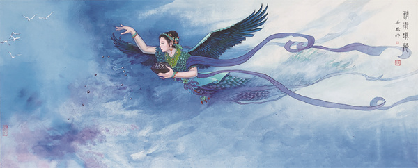 1660824984919156.jpg 精卫填海 当代帛画.jpg