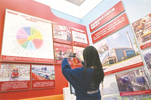 3-3 一名观众在“奋进新时代”主题.jpg