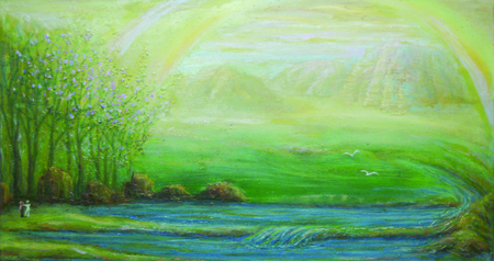 《虹》 120cmX60cm.JPG