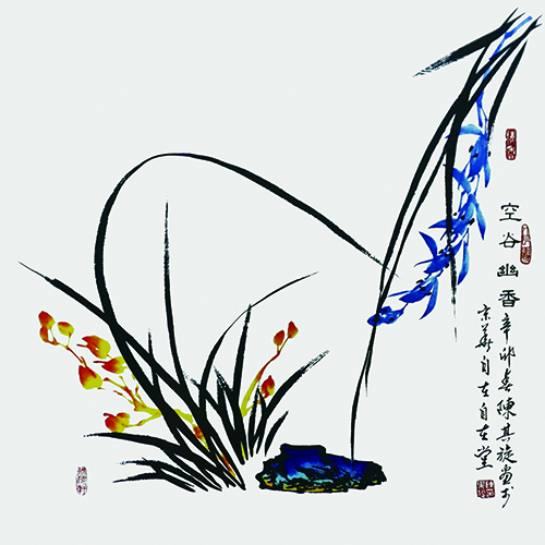 陈其旋作品《空谷幽香》规格：68cmx68cm.JPG
