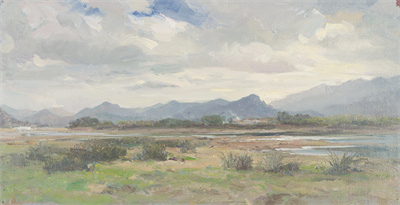 1712491812343147.jpg 枯水期 20.5cmx40cm 布面油彩 2019年.jpg