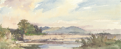 1712492117515869.jpg 新晴 10cmx25cm 纸本水彩 2018年.jpg