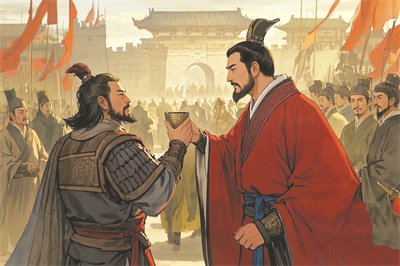 8-2 3 必发 汉武帝为霍去病出征送行。.jpg